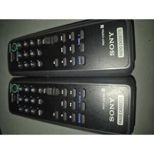 Sony RMT-C575A Radio Cassette Remote Controls - Set of 2 *No Battery Cover*